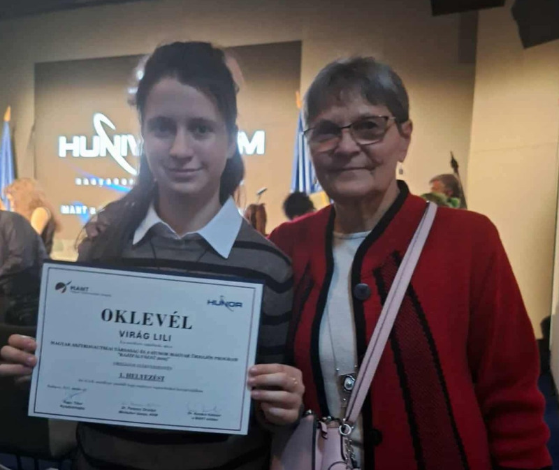 Virág Lili I. helyezett lett!