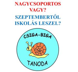 Idén is indul a Csiga-Biga Tanoda! 