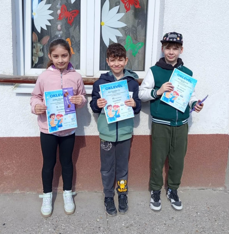 Büszkék vagyunk a diákjainkra!