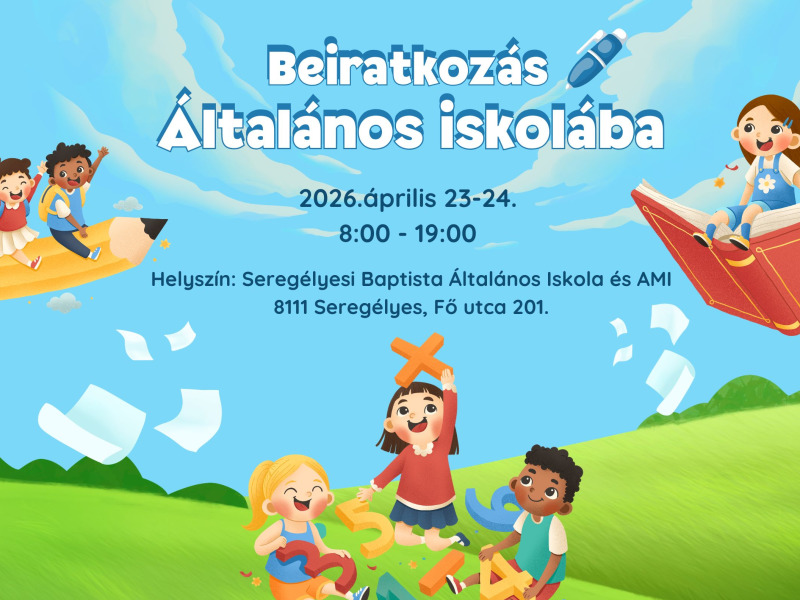 Általános iskolai beiratkozás 
